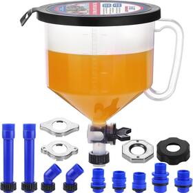 Smart Jerry Smjt-006 Cooling System Spill Free Funnel Kit Coolant Bleeder Universal Flush