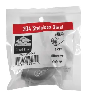 4638100430 Smith-cooper Female Elbow 90 1/2 Ss