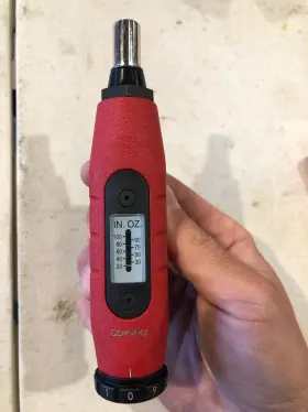0113400900 Snap-on Qdriver 2 Micrometer With Adjustable Torque Hardly Used Box Included
