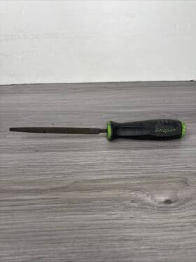 Snap On Sghf614b8r Tools Green Soft Grip Round Bastard Cut File 8 Inch Blade Sghf614 Tool