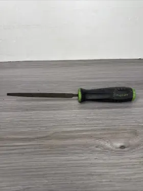 Sghf614b8r Snap On Tools Green Soft Grip Round Bastard Cut File 8 Inch Blade Sghf614 Tool