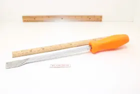 Spb12b Snap-on 12 Inch X 5/8 Prybar Orange Hard Handle Usa