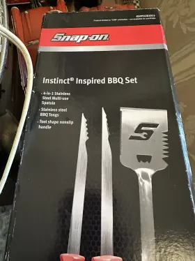 Spp02b2023 Snap-on New Instinct Inspired Bbq Set With Screwdriver Shaped Handles