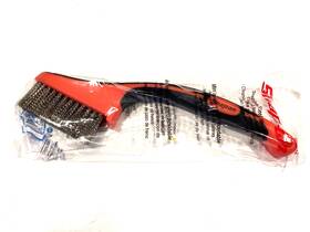 Snap On Wbss2 New 2 Inch Miniature Stainless Steel Wire Brush Red And Black Handle