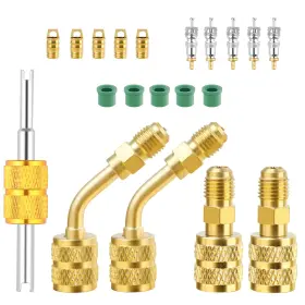 Us-zjt-471 Sopoloray R410a Adapter For Mini Split System Kit 5/16 Female To