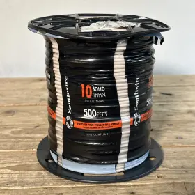 11596457 Southwire 500 Ft. 10 Awg Solid White Thhn Electrical Wire New