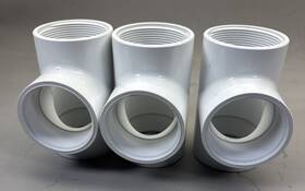 Spears 405-020 Lot Of 3 - 2 Inch T Tee Sch 40