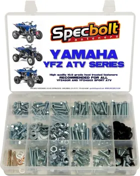 Specbolt Fasteners 707273363855 250pc Premier-pack 250 Pieces Factory Size Hardware Brilliant Silver Zinc