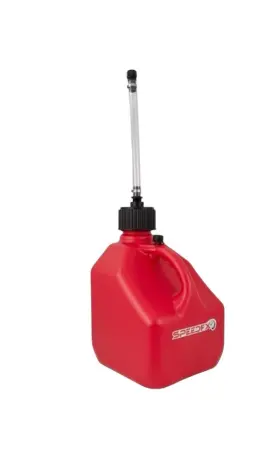 8730 Speedfx Red Container 3 Gallon Plastic With Filler Hose And Cap Gas/diesel Can