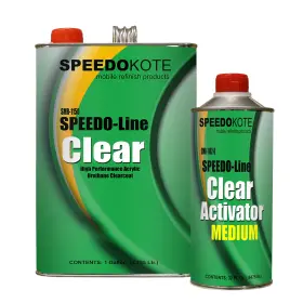 Smr-1102-q Speedoline Smr-1150/smr-1102-q Clear Coat 2k Acrylic Urethane Smr-1150/1102-q 4 1 Gallon Clearcoat Medium Kit