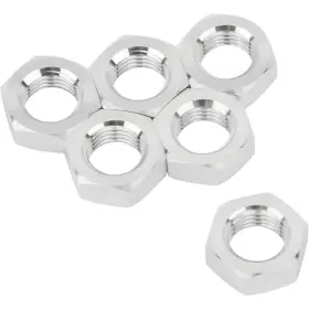 3159598 Speedway Motors Aluminum Jam Nuts 3/8-24 Rh Pack/6