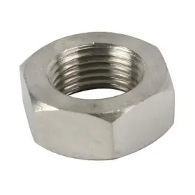 91001153 Speedway Motors Stainless Jam Nut 3/8 Inch-24 Lh Nf Fine Thread