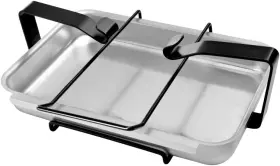 Z019-9-ss Stanbroil 7515 Aluminum Gas Grill Catch Pan And Holder Grease Silver