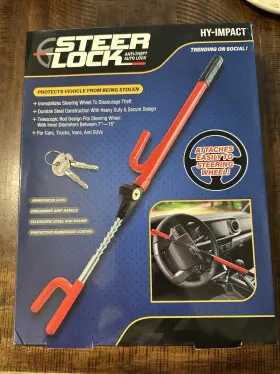 03891 Steer Lock Anti-theft Auto