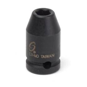 Sunex 806mmg Sun806mmg 1/4 Inch Drive 6 Point Magnetic Impact Socket - 6mm