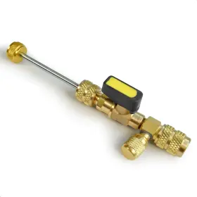 Us25ssot-vcr Super Stars Valve Core Removal Tool Hvac With Dual Size Regular Brass