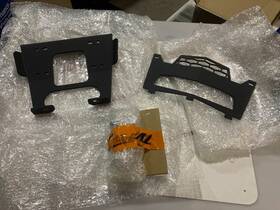 Superatv Wm-p-xpt-00 Winch Mount Plate For 2014-18 Polaris Rzr Xp 1000 Jgy
