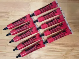 12886 Supercool 10 Pack Tsi Red Warranty Seal Marker 1.8 Oz