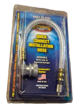 26203 Supercool A/c 134a Charging Recharge Hose Air Conditioning Quick Connect