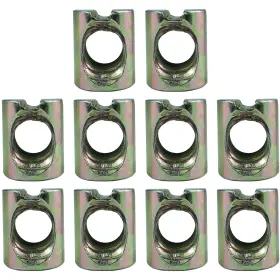 M8-1.25 Suuji S-66-m8 10 Pcs Metric M8x11.5mmx14.5mm Barrel Nuts For Zinc