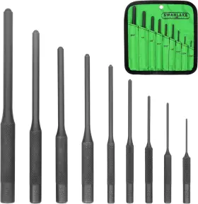 B07rkph6r9 Swanlake Garden Tools 9-pieces Roll Pin Punch Set Removing Repair Tool 1/16 Inch -5/16 Black