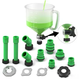 Sw-66040 Swanlake Garden Tools No-spill Coolant Funnel Kit Spill Proof Bleeder Green Black