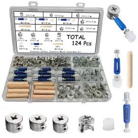 Tayfeim124 Tayfeim Pxl-001 Pcs Cam Lock Screws And Nuts Locks For Furniture M6 Silvery