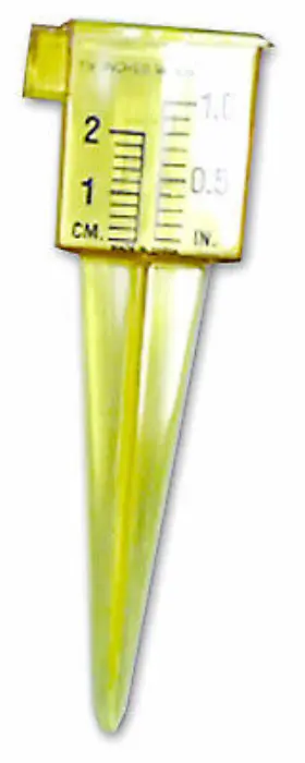 2728 Taylor Precision Products 077784031384 6 Pack Sprinkler And Water Conservation Gauge