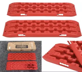 Ts503 Tech7 2pcs Recovery Tracks Sand Mud Snow Traction Boards Off-road Mat Tire Ladder 4wd
