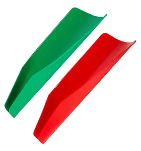 Terbold 810035677449 2pk Flexible Draining Tool Foldable Flex Oil Funnel For Red Green