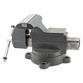 22018 Titan Tools 7-1/2 Inch Flat And Pipe Jaws Swivel Base Vise
