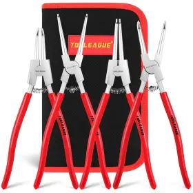 Tooleague 717664607666 4 Pcs Snap 13 Inches Bent/straight Internal/external 4pcs Red