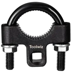 Toolwiz 696177830832 Inner Tie Rod Removal Tool - 3/8 Inch Universal Low Profile Black
