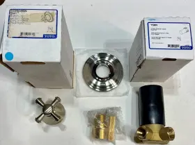 Toto Ts220d#bn Vivian Cross Handler Transfer Valve Trim Kit And Rough Stmv