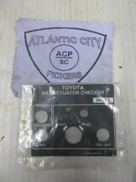 09990-00370-01 Toyota Otc Tool Abs Actuator Checker Sheet L