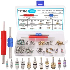H-020 Twtade 102pcs Car Air Conditioner Valve Core Ac Kit