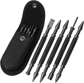 Tw003-6 Tyrweey 5-piece Nail 5pcs Setter& Center Punch& Hinge Pin Chisel Set
