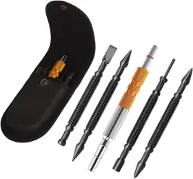 Tw003-7 Tyrweey 5-piece Nail Setter Dual Head Set And Center Punch Hinge P Inch