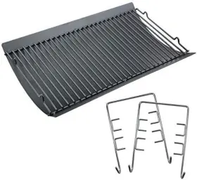 200157 Uniflasy 20 Inches Ash Pan Replacement For Chargriller 5050 5072 Inch Black