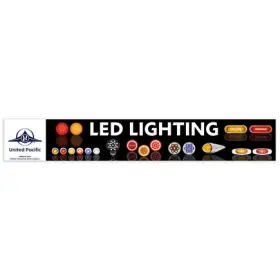 99036 United Pacific Product Identification Label 46 Inch X 7 Led Fixture/header