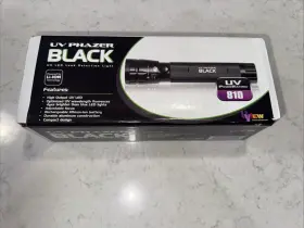 413065 Uview Phazer Black Rechargeable True Uv Light New Sealed