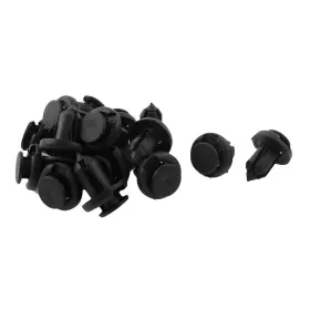 Uxcell 711331608970 15pcs 10mm Hole Plastic Rivets Car Trim Panel Push Fastener Clips For Toyota