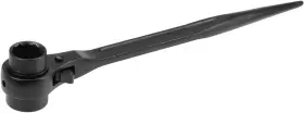 A19121100ux0219 Uxcell 24 X 27mm 12 Point Scaffold Podger Ratchet Spanner 24mm Black