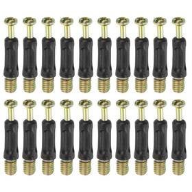 Uxcell A24102900ux0129 45pcs 35mm Furniture Connecting Fittings Thread Bolts Dowels