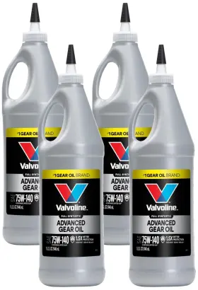 75w-140 Valvoline 773636 Synpower Sae Full Synthetic Gear Oil 1 Quart Pack Of 4