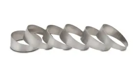 13535 Vibrant For 3.50 Inch O.d. Titanium Pie Cuts - Part #13535 Bag Of 6