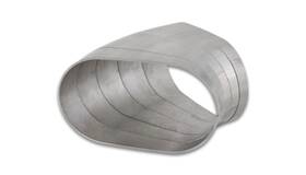 Vibrant 13585 45 Degree Horizontal Plane Oval 304ss Pie Cuts Nominal Tube 3.50in
