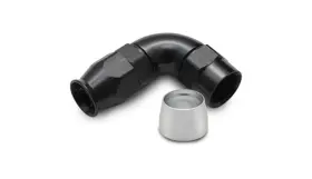 28912 Vibrant Performance - -12an 90 Degree Hose End High Flow For Ptfe
