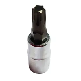 Pfs4t6 Vim Tools T6 Torx Gun Metal Gray Bit Satin Chrome 1/4 Inch Square Drive