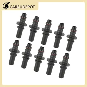 Vocoste 683007475127 10 Pcs 9.89mm Id8 Car Fuel Line Hose Pipe Quick Release Male Connect Connector